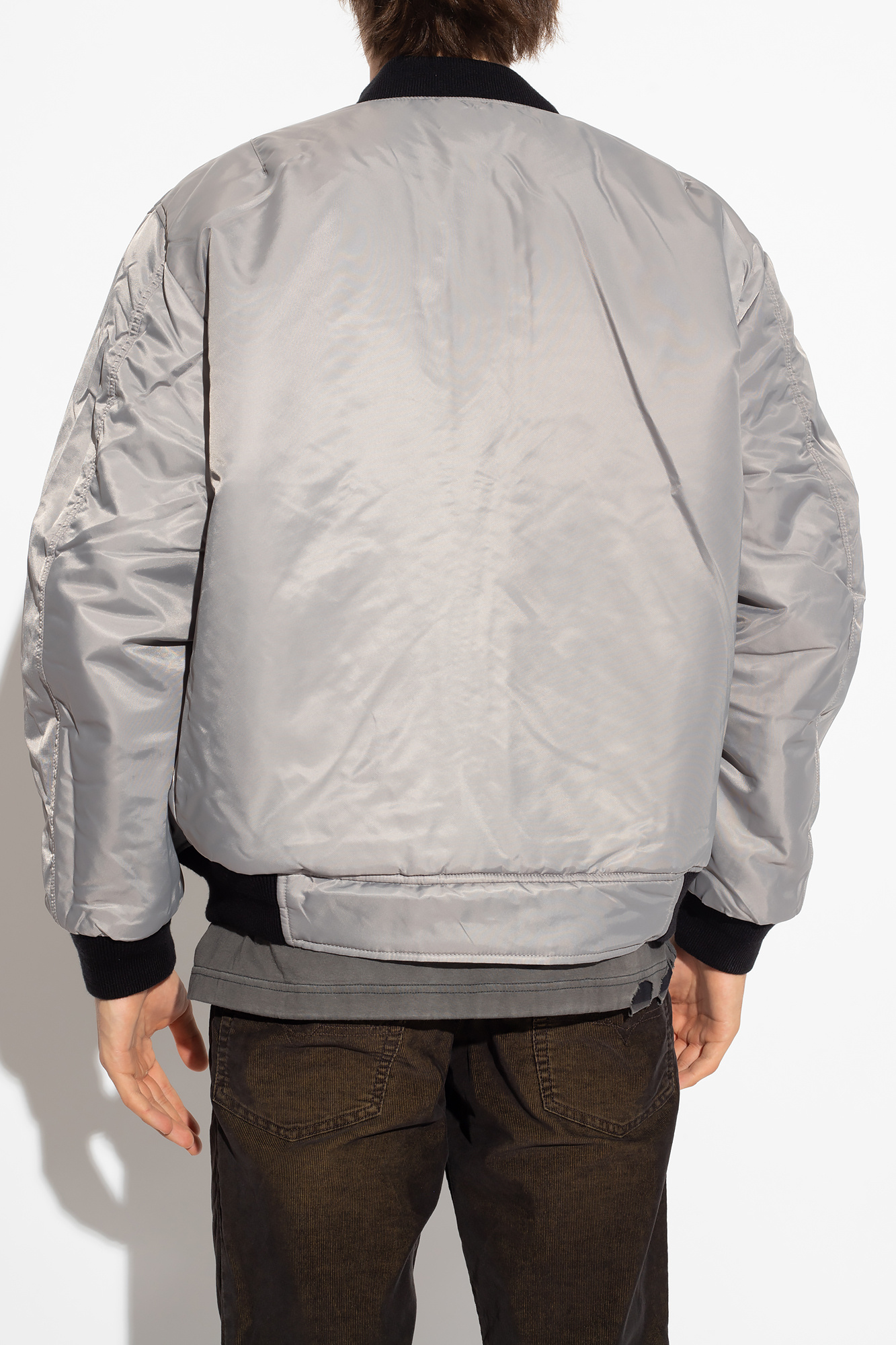 Black 'J-MATTAN' reversible bomber jacket Diesel - Vitkac Canada